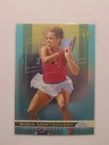 2024 Topps Chrome Tennis Robin Montgomery 1st #154 Aqua Refractor 86/399 - Picture 1 of 2