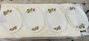 4 JAJ Pyrex Oval Serving Platter Dishes Autumn Glory Pattern - Picture 1 of 3