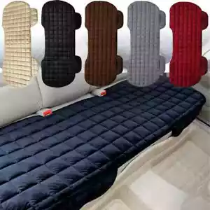 Car Seat Cover Front Rear Flocking Cloth Cushion Non Slide Winter Auto Protec... - Picture 1 of 11