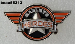 ⭐HARLEY DAVIDSON "HARLEY HEROES" JACKET VEST HAT PIN - Picture 1 of 1