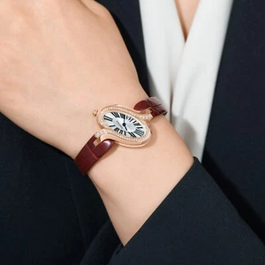 Cartier Delices de Cartier Rose Gold Diamond Watch with Box and Service Paper - Picture 1 of 1