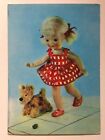 1968 Vintage Postcard Illustration Zakharova Doll Toys Children Unposted
