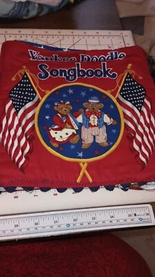 Yankee Doodle Songbook Soft Fabric Book - Image 1 of 4