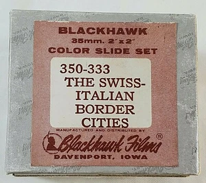 30 películas Blackhawk de colección diapositivas a color de 35 mm - Las ciudades fronterizas suizo-italianas - Imagen 1 de 11