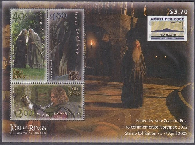 NEW ZEALAND 2002 Lords of the Rings NORTHPEX Exhibition mini sheet MNH.....W598d - Image 1 of 1