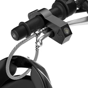 Motorcycle Helmet Lock Combo Anti Theft Brake Lock for Bike ATV Scooter - Bild 1 von 7