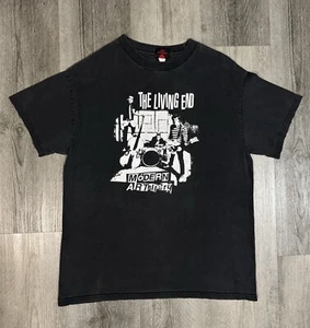 The Living End Band T-Shirt Mens Med Black Modern Artillery Album Vintage - Picture 1 of 6