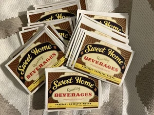Sweet Home Getränk 15 Vintage Sodaflaschenetiketten, Indiana Harbor, IN - Bild 1 von 3