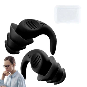 Sleeping Earplugs Comfortable Ear Plugs Noise Cancelling With Storage Box - Picture 1 of 9