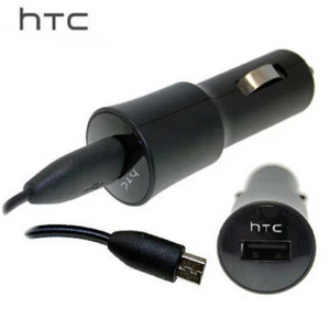 CARICA BATTERIA AUTO 12V ORIGINALE HTC per ONE M10 U ULTRA M7 M8 M9 820 626 USB - Foto 1 di 2