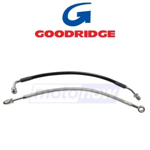 Goodridge Stainless Steel Braided Hydraulic Clutch Line Kit for 1990-2012 lv - Picture 1 of 5