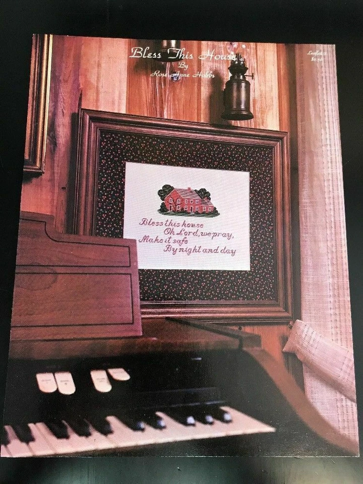  Cross Stitch Pattern Booklet: Bless This House (Rose Ann Hobbs) - Image 1 of 1