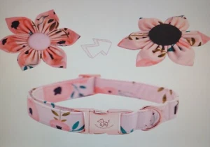 Elegant Little Tail Flower Dog Collar Small - Picture 1 of 6