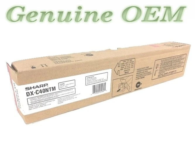 DX-C40NTM/DXC40NTM Original OEM Sharp Toner, Magenta Genuine Sealed - Image 1 of 1