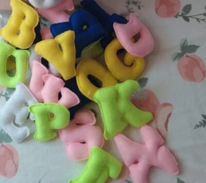 ABC Toy Alphabets A to Z Educational Gift Felt letters Montessori Sensory Play - Picture 1 of 3