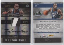 2009 Absolute Memorabilia Black Spectrum Prime Materials /25 Al Jefferson #TOTT2