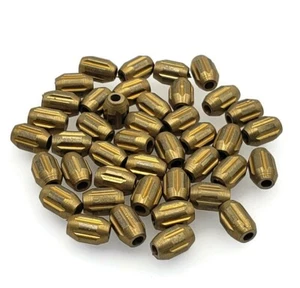 Brass Beads Spacer Jewelry Beads 3mm Cylindrical 50pcs - Picture 1 of 1