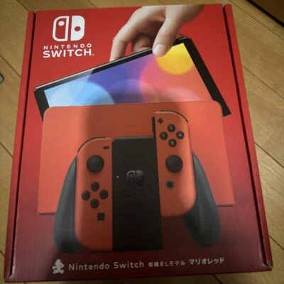 Nintendo Switch 64GB OLED Modell Mario Rot Limited Edition Konsole Box Farbe - Bild 1 von 4