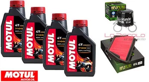 KIT TAGLIANDO 4 LT MOTUL 7100 + FILTRO ARIA E OLIO HONDA CBR 600 RR 2007 2008 - Imagen 1 de 1