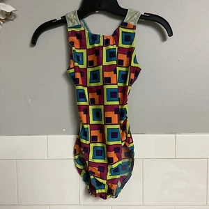 Women Girl Youth Sportswear Sleeveless Multicolor Leotard Adult S - Picture 1 of 8