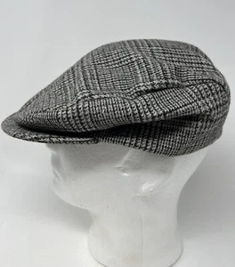 VTG Newsboy Captains Hat Country Gentleman Plaid Pre-owned Made In USA SIZE LG. - Picture 1 of 12