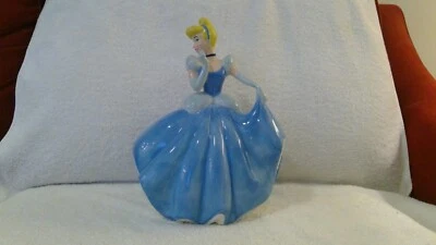Vintage Walt Disney's Ceramic Cinderella Bank, 10" Height, EUC, No Box - Image 1 of 4