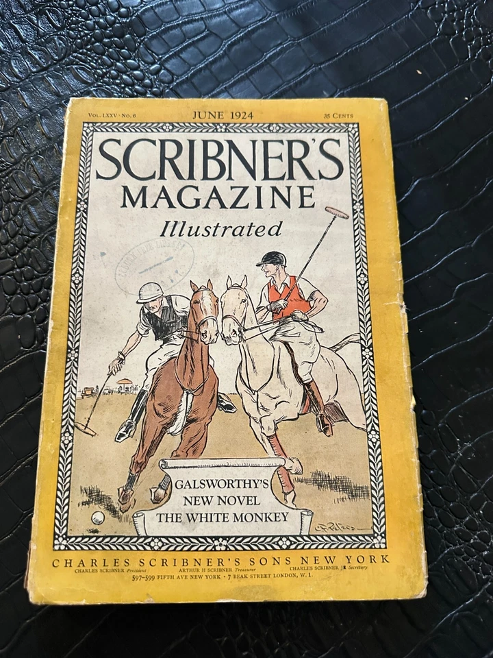 The Scribners magazine - Great ads -  JUNE 1924 - LACROSSE - Image 1 of 1