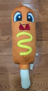 Plush Corn Dog 27" Hanging State Fair Food Corndog Pronto Pup Classic Toy  - Picture 1 of 6
