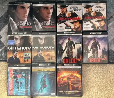 4k Blu-ray Lot (7-Movies) 4 USED - EXCELLENT + 3 BRAND NEW [See description] - Image 1 of 4