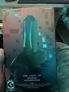 LED Light Up Gaming Microphone by Unlocked - Afbeelding 1 van 2