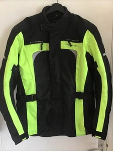 Richa A.V System Textile Motorcycle Jacket Black,Yellow With Armour,Lining XL - Picture 1 of 9