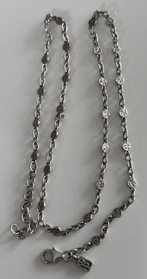 Cadena de estación de depilación poética Wayfinder Sterling 18" 9B Foto 1 de 4