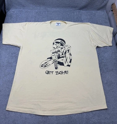 Rare Y2K Vintage WXCI Western Connecticut College Radio Get Some T Shirt Size XL - Image 1 of 4