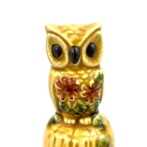 Owl Souvenir Bell Vintage Ceramic Las Vegas 4 in tall 2.5 in wide made in Japan - Picture 1 of 9