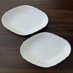 Richard Ginori Vecchio White Diamond Teller 19 cm Paar Set - Bild 1 von 11