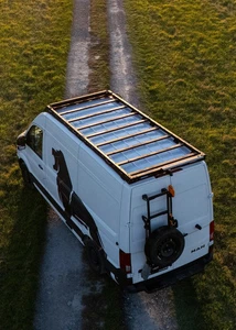 Portapacchi da tetto in alluminio Expedition adatto a MAN TGE L3H3 / VW CRAFTER - Foto 1 di 4