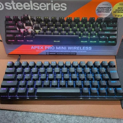 SteelSeries Apex Pro Mini Wireless RGB Mechanical Gaming Keyboard JP Tested - Image 1 of 4