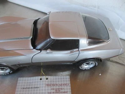 FRANKLIN НОВОМ B11ST57 1978 Серебряный Corvette специальный выпуск серии с коробкой - Изображение 1 из 4