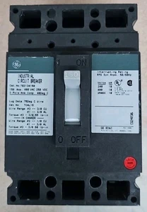 General Electric TED134150 150A 480V 3P Lug to Lug Circuit Breaker Used - Picture 1 of 4