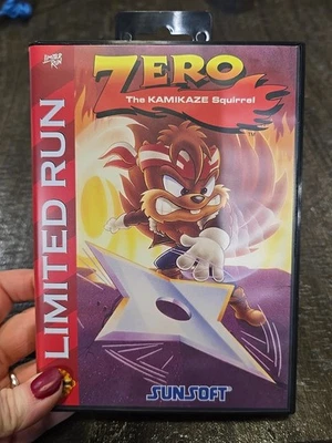 Cartucho completo Zero The Kamikaze Squirrel Limited Run Games LRG Sega Genesis Foto 1 de 4