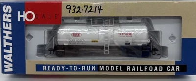 Walthers 932-7214 HO Scale UTLX 16,000 Gallon Dupont Funnel Flow Tank Car NIB - Image 1 of 4