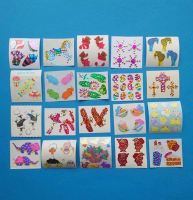 Stickerset 20x Stickeralbum Sticker Vintage 90er Jahre Mix Stickersammlung  - Bild 1 von 3