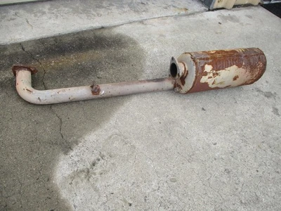 USED Porsche 914 1.8 & 2.0  1975-76 PRIMARY Exhaust Muffler OEM ORIGINAL PORSCHE - Image 1 of 4