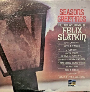 Seasons Greetings Holiday Strings of Felix Slatkin LP Album Vinyl Record - Picture 1 of 4