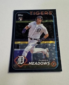 PARKER MEADOWS 2024 Topps Black Crackle Foil #516 RC - Picture 1 of 1