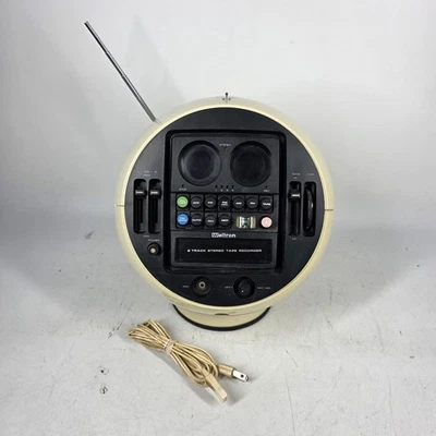 Vintage Weltron Model 2010 Space Ball Age AM/FM/8 Track Player Recorder Sphere - Image 1 of 4