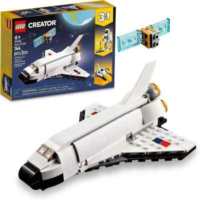 Lego Creator 3 in 1 Space Shuttle Toys - Space Toys Building Set for Boys and 6+ - Image 1 of 3