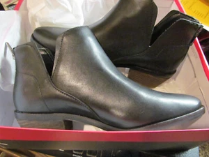 *Vince Camuto Abrinna Größe US 8,5 Damen-Lederstiefelette SCHWARZ - Bild 1 von 3