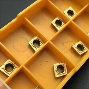 10PZ CCMT 060204 UE6020 CCMT 21,51 Inserti in Carburo Rotanti Indicizzabili - Foto 1 di 1