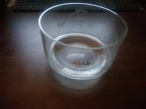 "CHANUTE" THE CHICAGO MUSICAL GEÄTZTE GLASSCHALE 4 3/4 BREIT 3 1/4 H - Bild 1 von 4